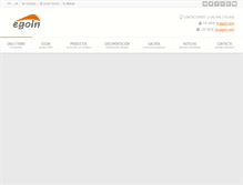Tablet Screenshot of egoin.com